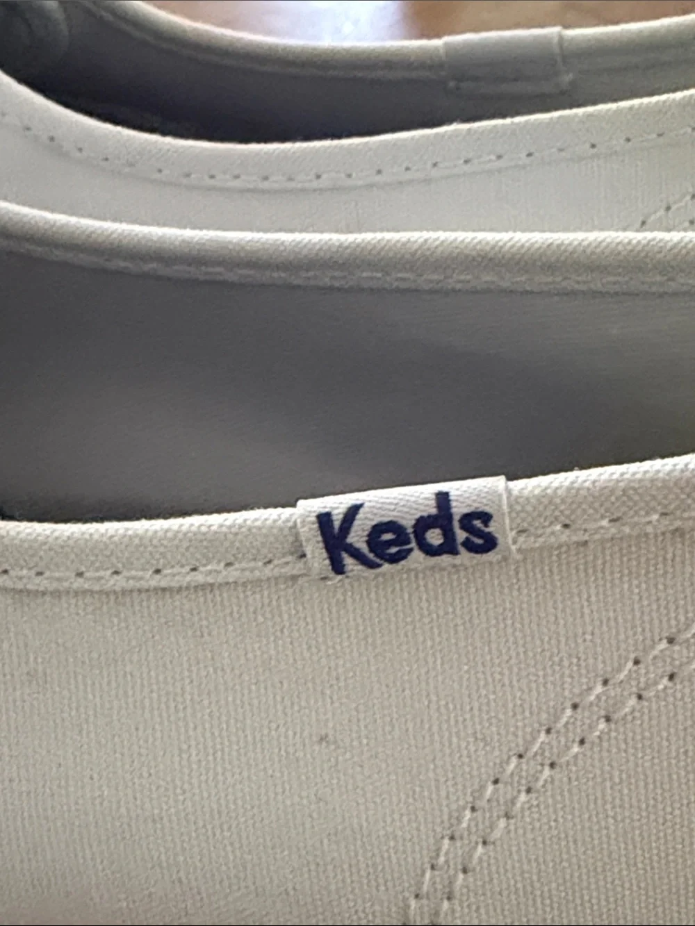 Keds White Low-Top Canvas Platform Sneakers